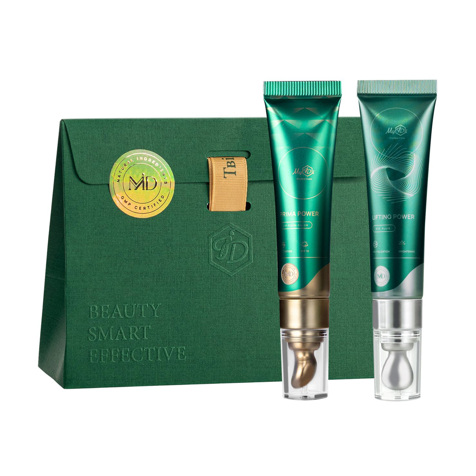 Подарунковий набір MyIDi Forever Young Set (флюїд для шкіри навколо очей, 15 мл + флюїд-філлер для губ, 15 мл)